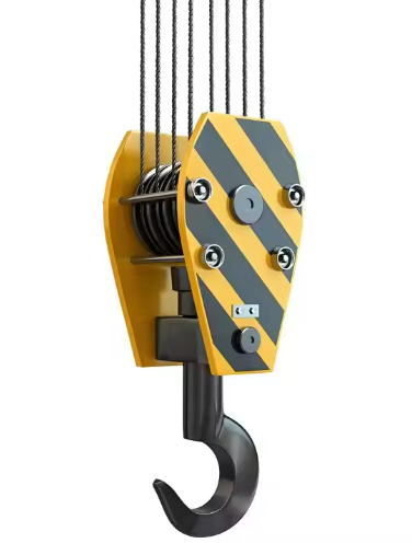 25t fòje asye Swivel Crane Hook